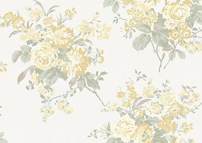 Shabby Chic by Rachel Ashwell Rose Chintz, Yellow - Made to Measure Curtains - Image 8